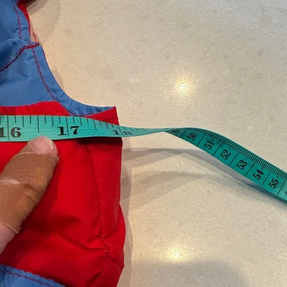 Alpine Design Red and Blue Puffer Vest see measurements vintage - Picture 2 of 7